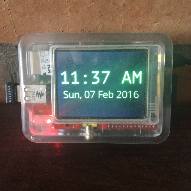 PieTime clock module