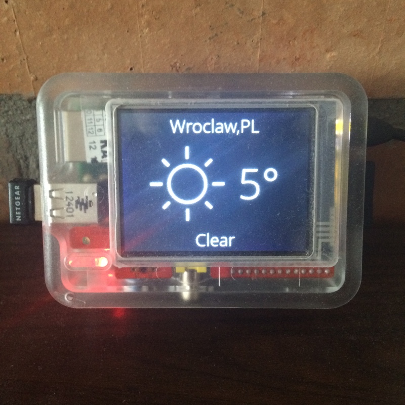 PieTime weather module